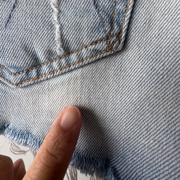 MOTHER SUPERIOR The Tomcat Kick Fray Shorts in True Confessions - Size 28 - Picture 15 of 16